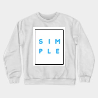 SIMPLE - Square Crewneck Sweatshirt